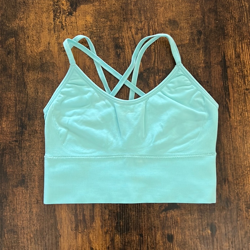 XS NVGTN Aqua Flourish Seamless Bra